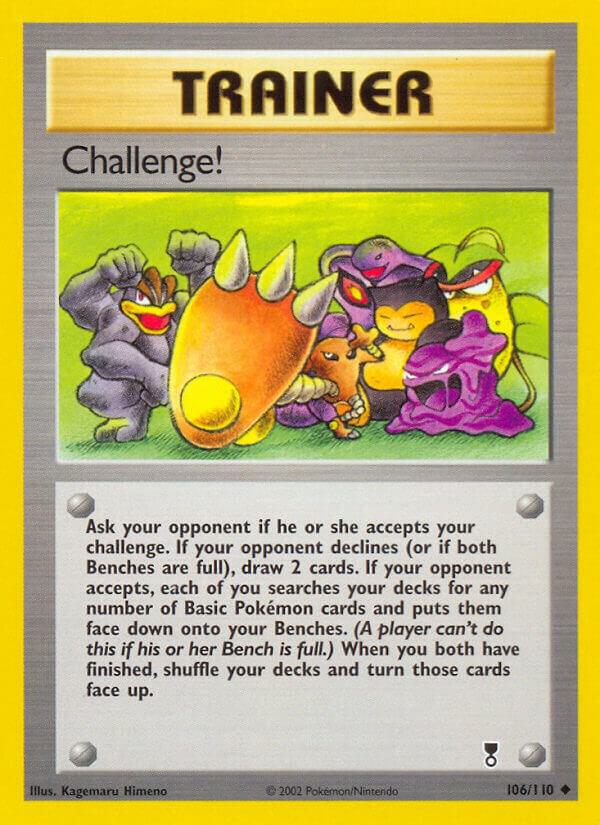 Challenge! 106/110 card from Legendary Collection