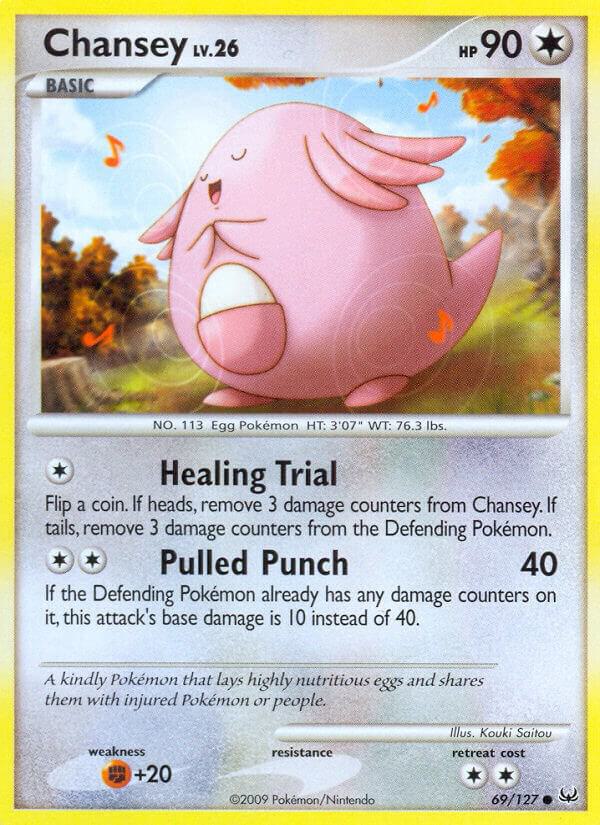 Chansey 69/127 card from Platinum