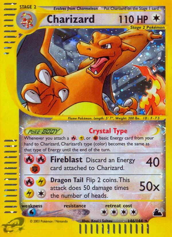 Charizard 146/144 card from Skyridge