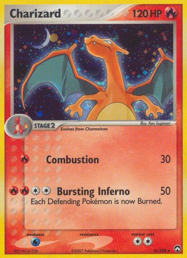 Charizard 6/108 card from Power Keepers