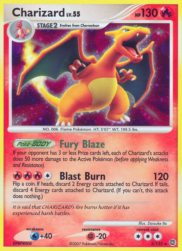 Charizard 3/132 card from Secret Wonders