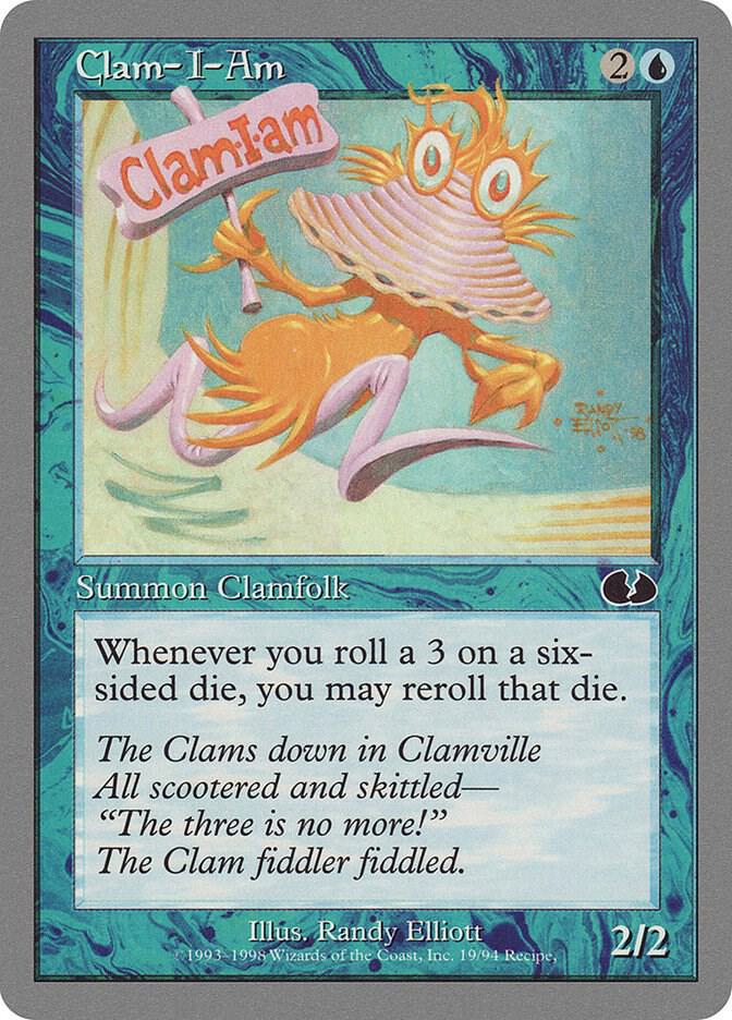 Clam-I-Am 19 card from Unglued