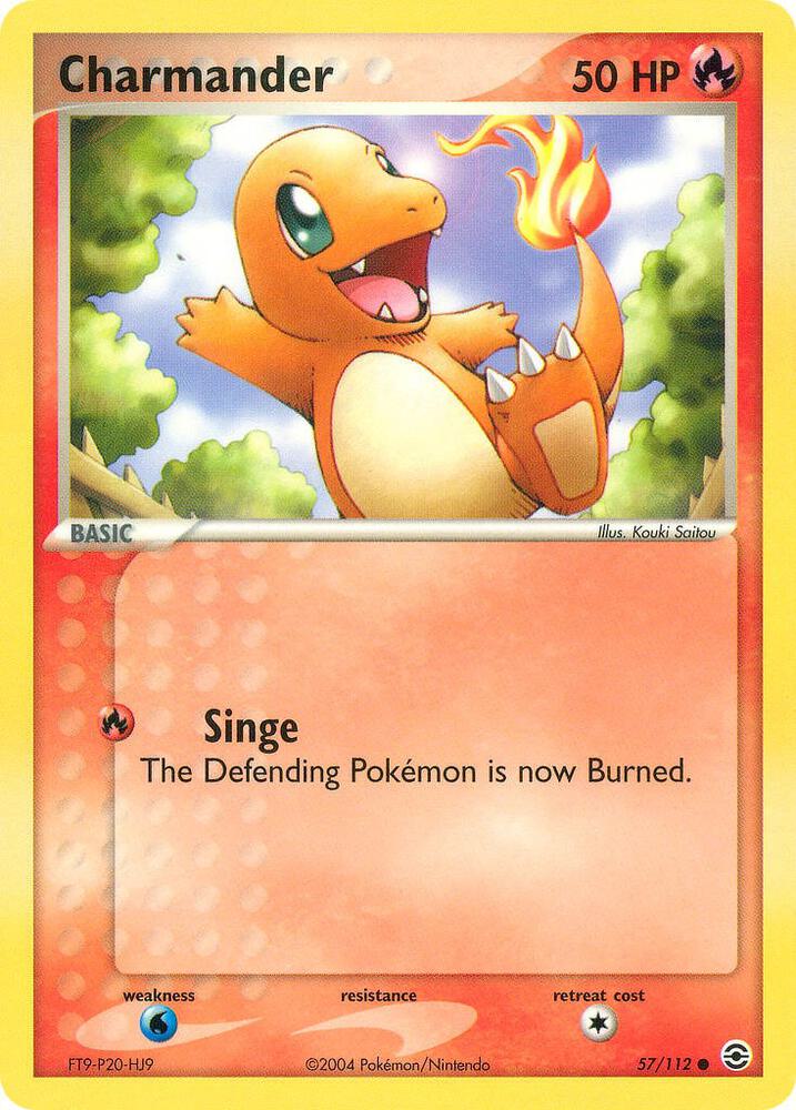 Charmander - 057/112 57/112 card from FireRed & LeafGreen