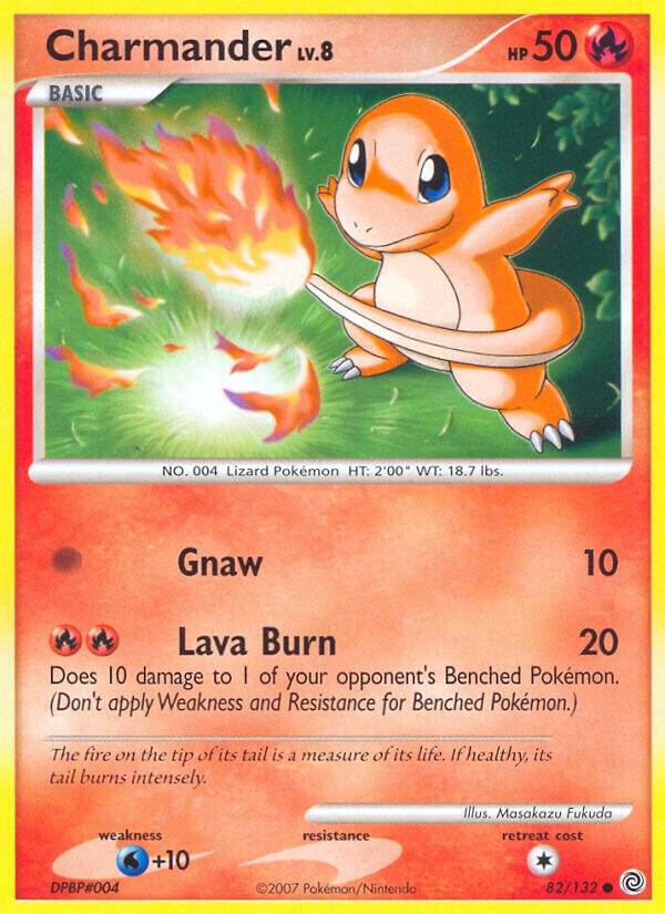 Charmander 82/132 card from Secret Wonders