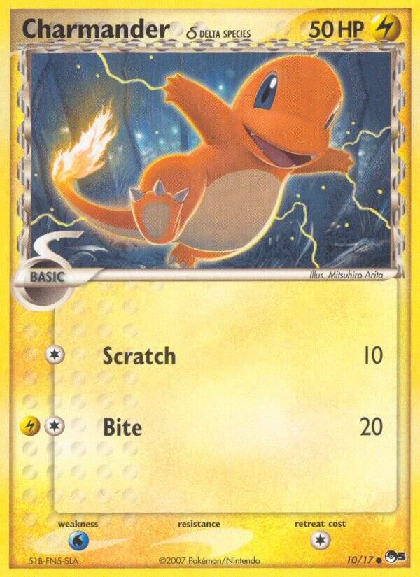 Charmander (Delta Species) 010/017 card from POP Series 5