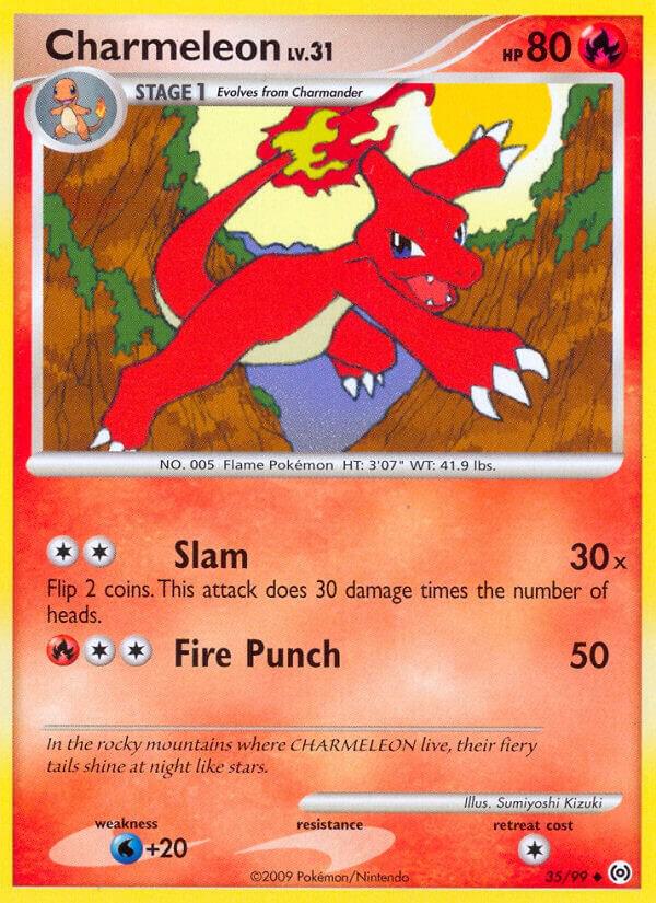 Charmeleon 35/99 card from Arceus