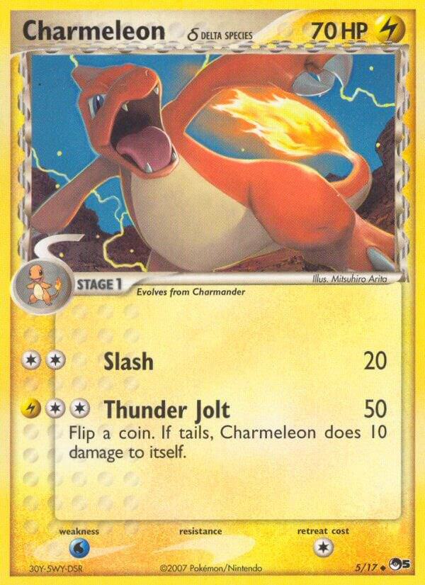 Charmeleon (Delta Species) 005/017 card from POP Series 5
