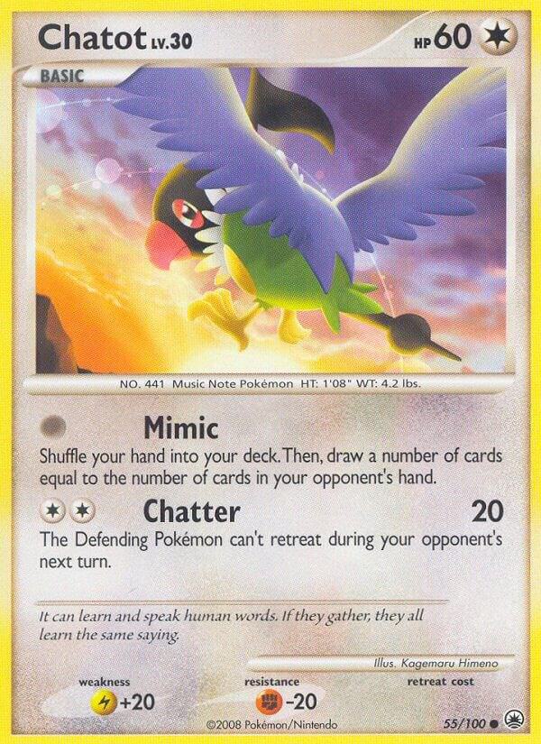 Chatot 55/100 card from Majestic Dawn