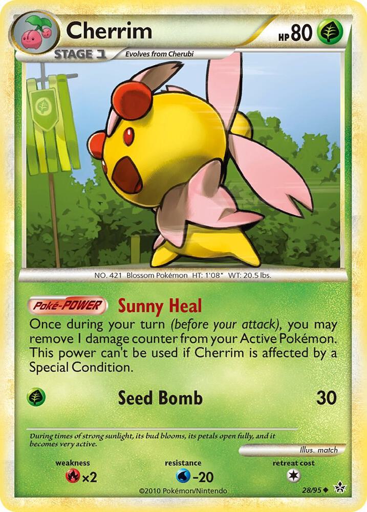 Cherrim 28/95 card from Unleashed