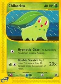 Chikorita (99) 099/165 card from Expedition