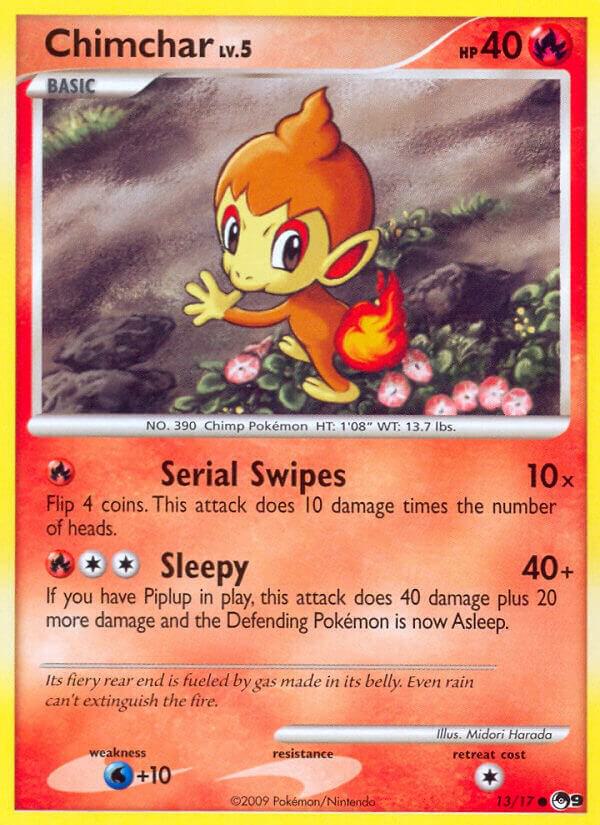 Chimchar 013/017 card from POP Series 9