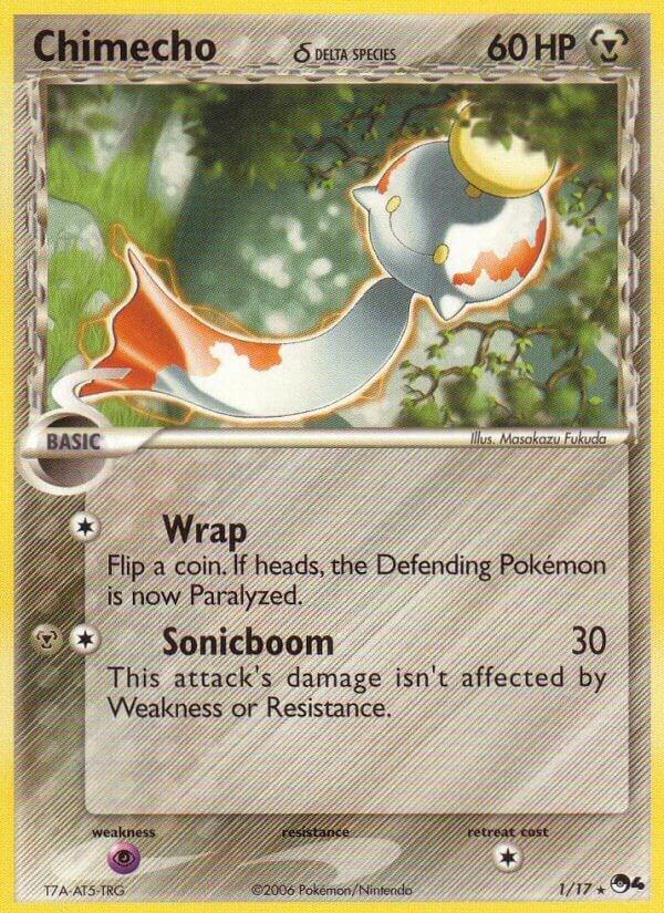 Chimecho (Delta Species) 001/017 card from POP Series 4