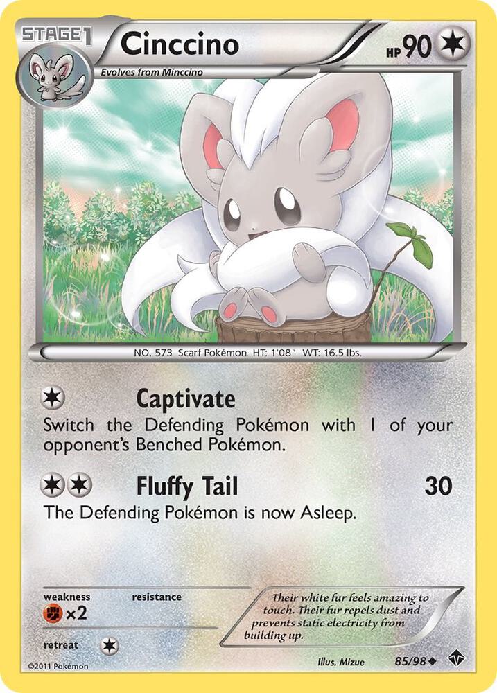 Cinccino 85/98 card from Emerging Powers