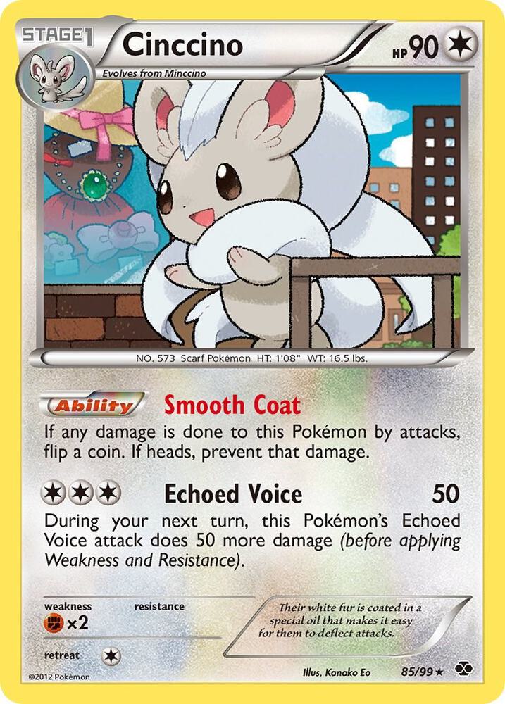 Cinccino 85/99 card from Next Destinies