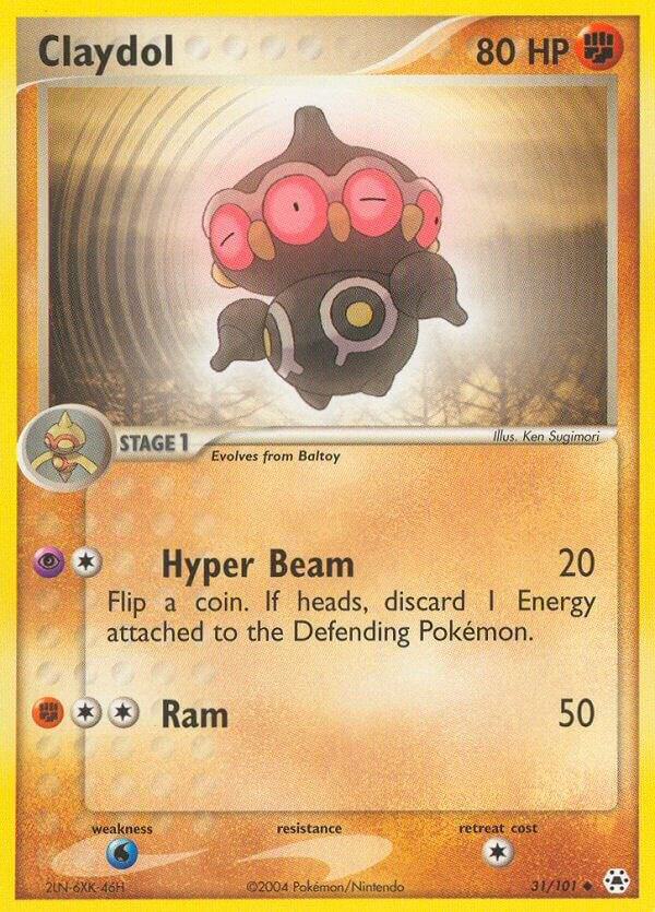 Claydol 31/101 card from Hidden Legends