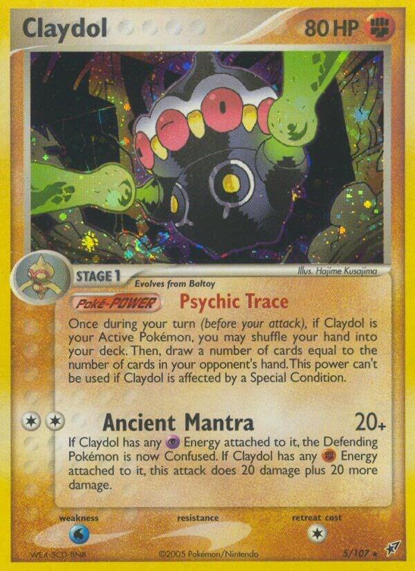 Claydol 5/107 card from Deoxys