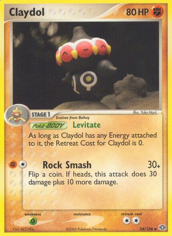Claydol 24/106 card from Emerald