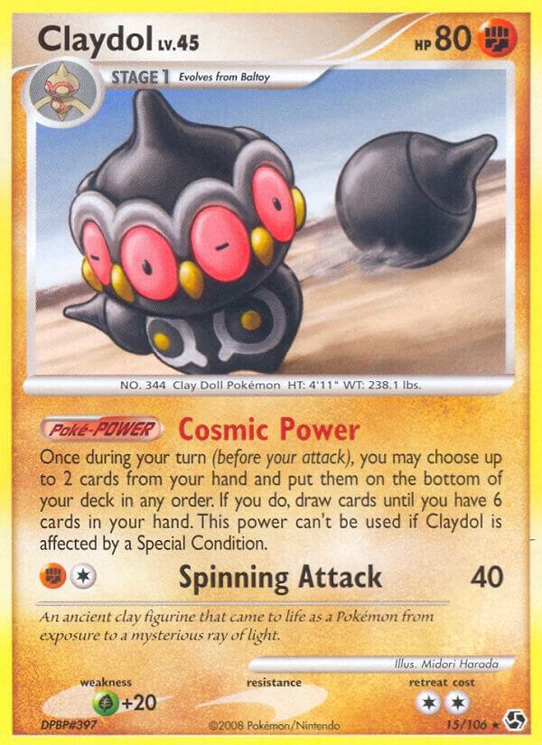 Claydol 15/106 card from Great Encounters