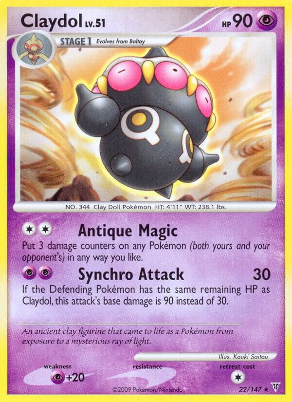 Claydol 22 card from Supreme Victors