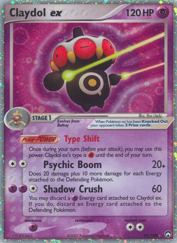 Claydol ex 93/108 card from Power Keepers