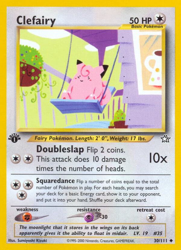 Clefairy 030/111 card from Neo Genesis