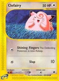 Clefairy 101/165 card from Expedition