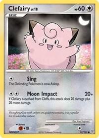 Clefairy 77/130 card from Diamond and Pearl