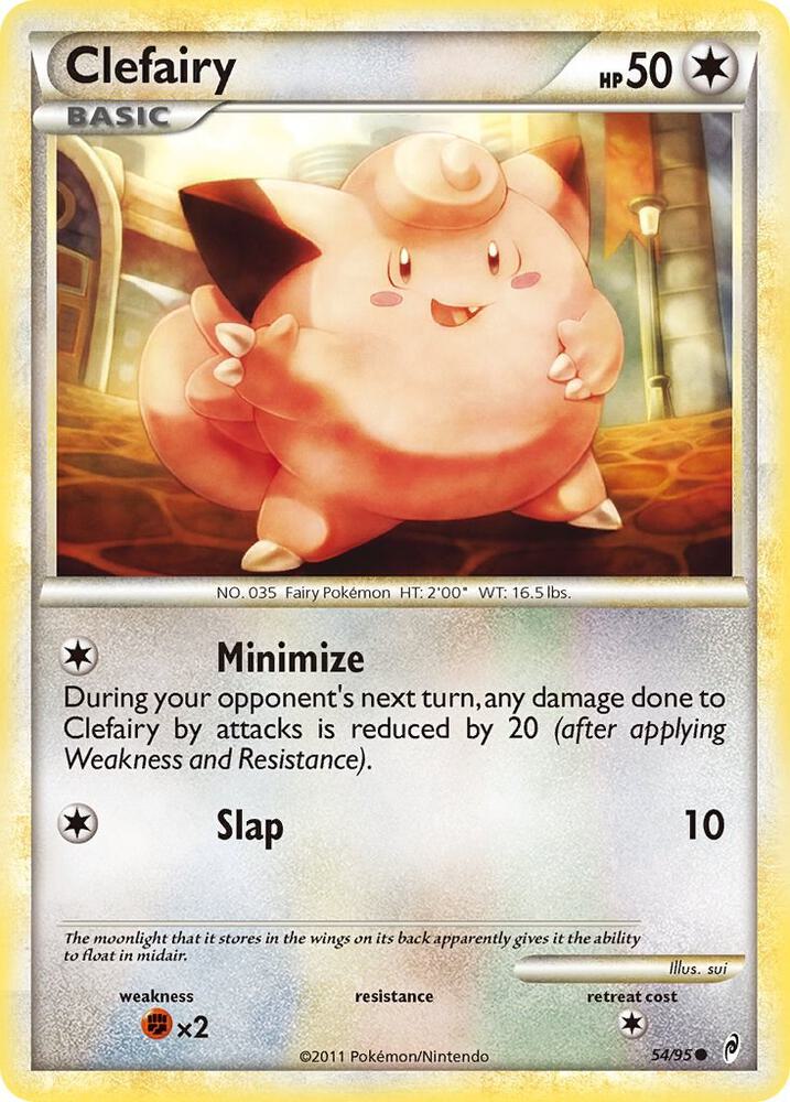 Clefairy 54/95 card from Call of Legends