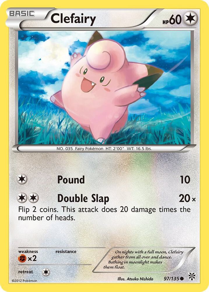 Clefairy 97/135 card from Plasma Storm