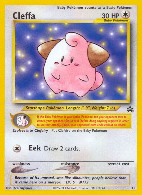 Cleffa 31/53 card from WoTC Promo