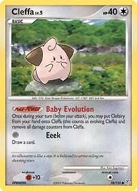 Cleffa 78/130 card from Diamond and Pearl