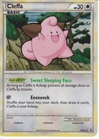 Cleffa HGSS12 card from HGSS Promos