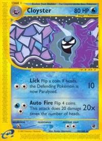 Cloyster (42) 042/165 card from Expedition
