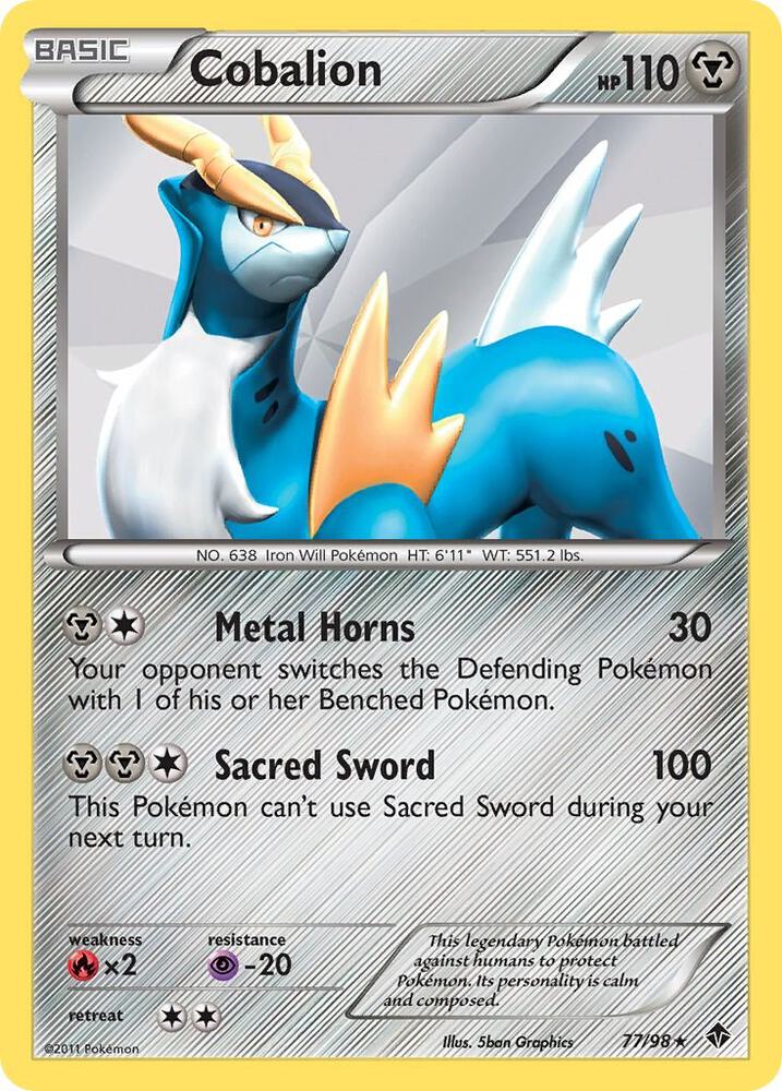 Cobalion 77/98 card from Emerging Powers