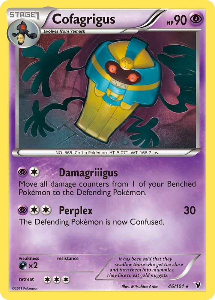 Cofagrigus (46) 46/101 card from Noble Victories