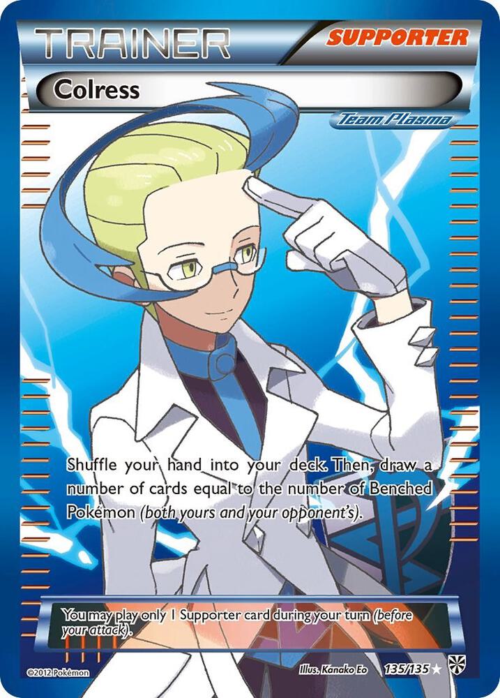 Colress (Team Plasma) (135 Full Art) 135/135 card from Plasma Storm