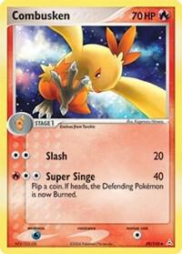 Combusken 39/110 card from Holon Phantoms