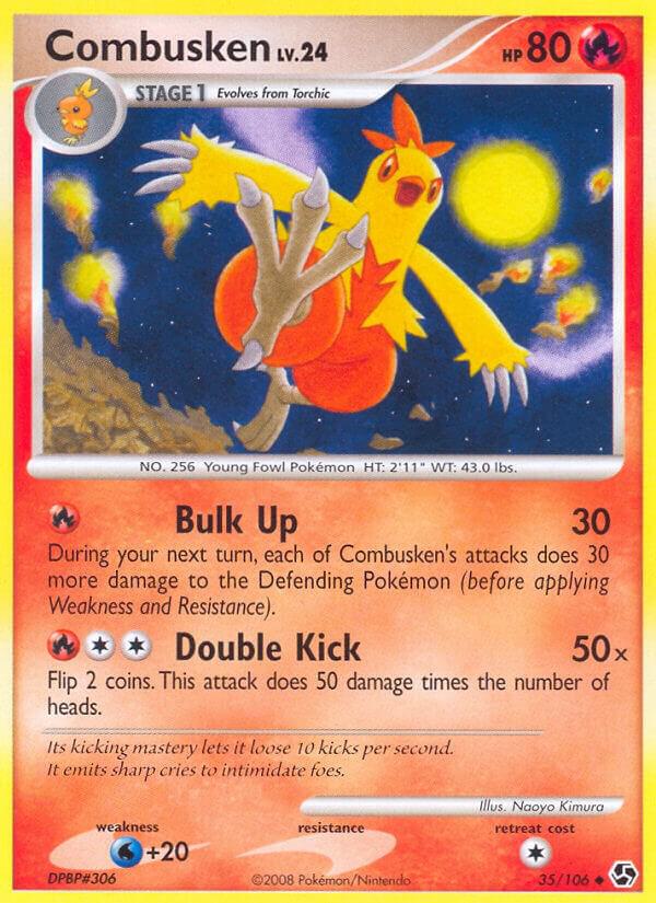 Combusken 35/106 card from Great Encounters