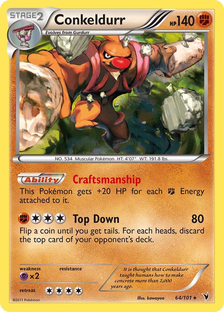 Conkeldurr (64) 64/101 card from Noble Victories