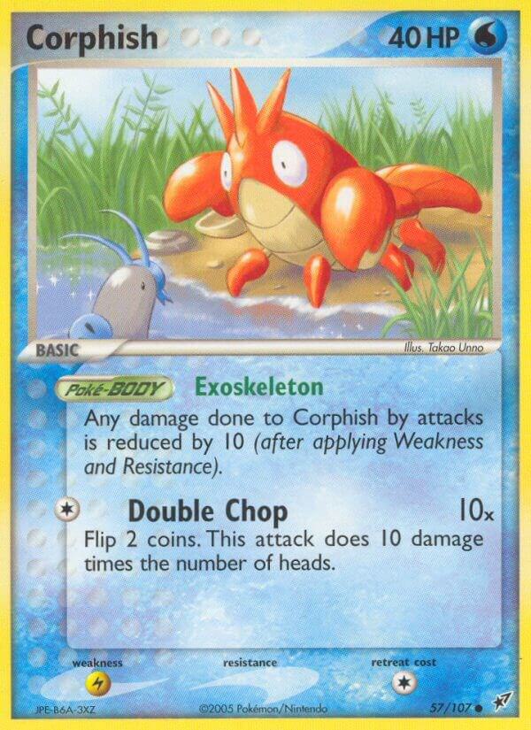Corphish 57/107 card from Deoxys