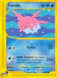 Corsola 102/165 card from Expedition