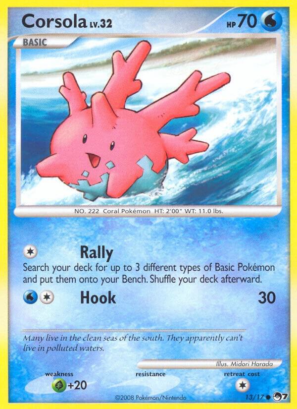 Corsola 013/017 card from POP Series 7