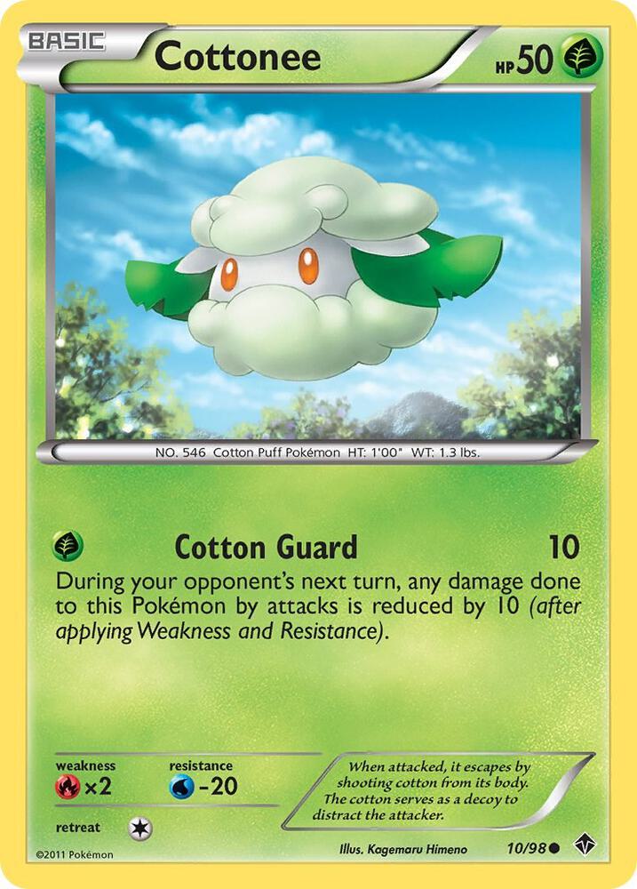 Cottonee (10) 10/98 card from Emerging Powers