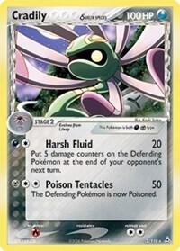 Cradily (Delta Species) 2/110 card from Holon Phantoms