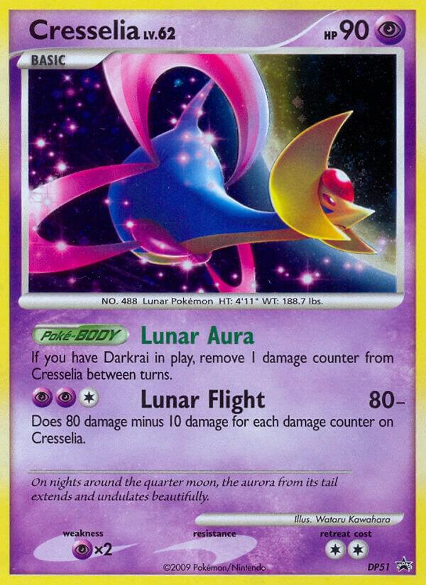 Cresselia DP51 card from Diamond and Pearl Promos