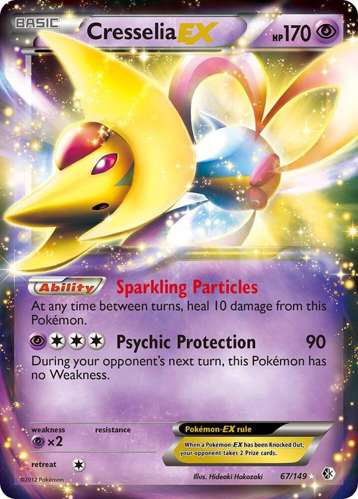 Cresselia EX 67/149 card from Boundaries Crossed