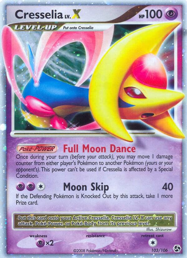 Cresselia LV.X 103/106 card from Great Encounters