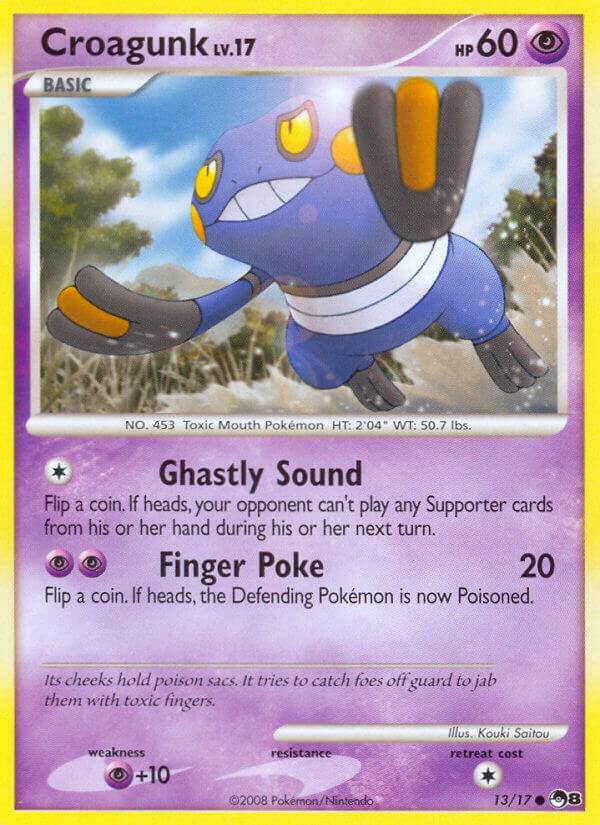 Croagunk 13/17 card from POP Series 8