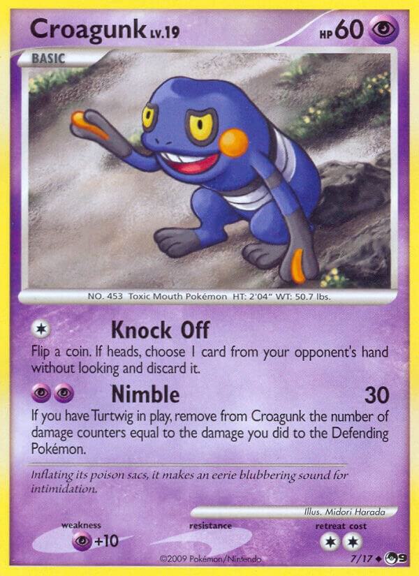 Croagunk 007/017 card from POP Series 9