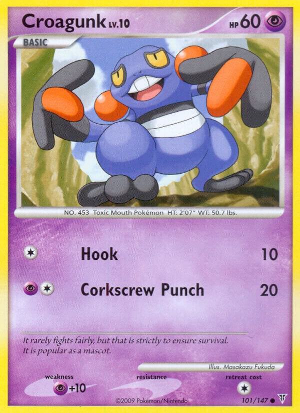 Croagunk 101 card from Supreme Victors
